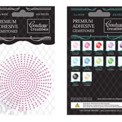 Premium Adhesive Gemstones - Bubblegum