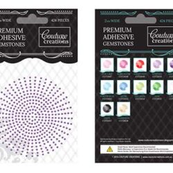Premium Adhesive Gemstones - Amethyst