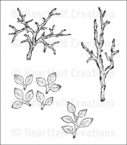 HC - Leafy Branch Cling Stamp Set
